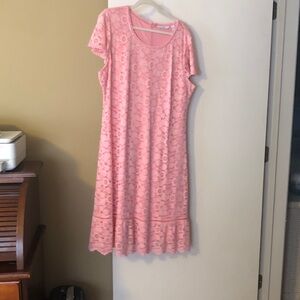 Isaac Mizrahi Pink Lace Dress